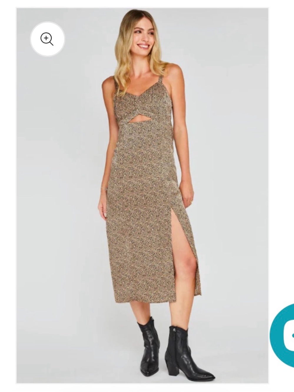 Gentle Fawn Penelope Dress in Sand Dapple. Size S. NWT